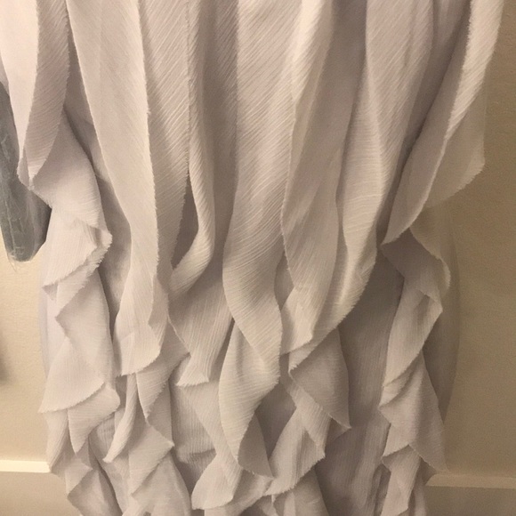 White by Vera Wang Gray/Silver bridesmaids gown - Picture 2 of 8